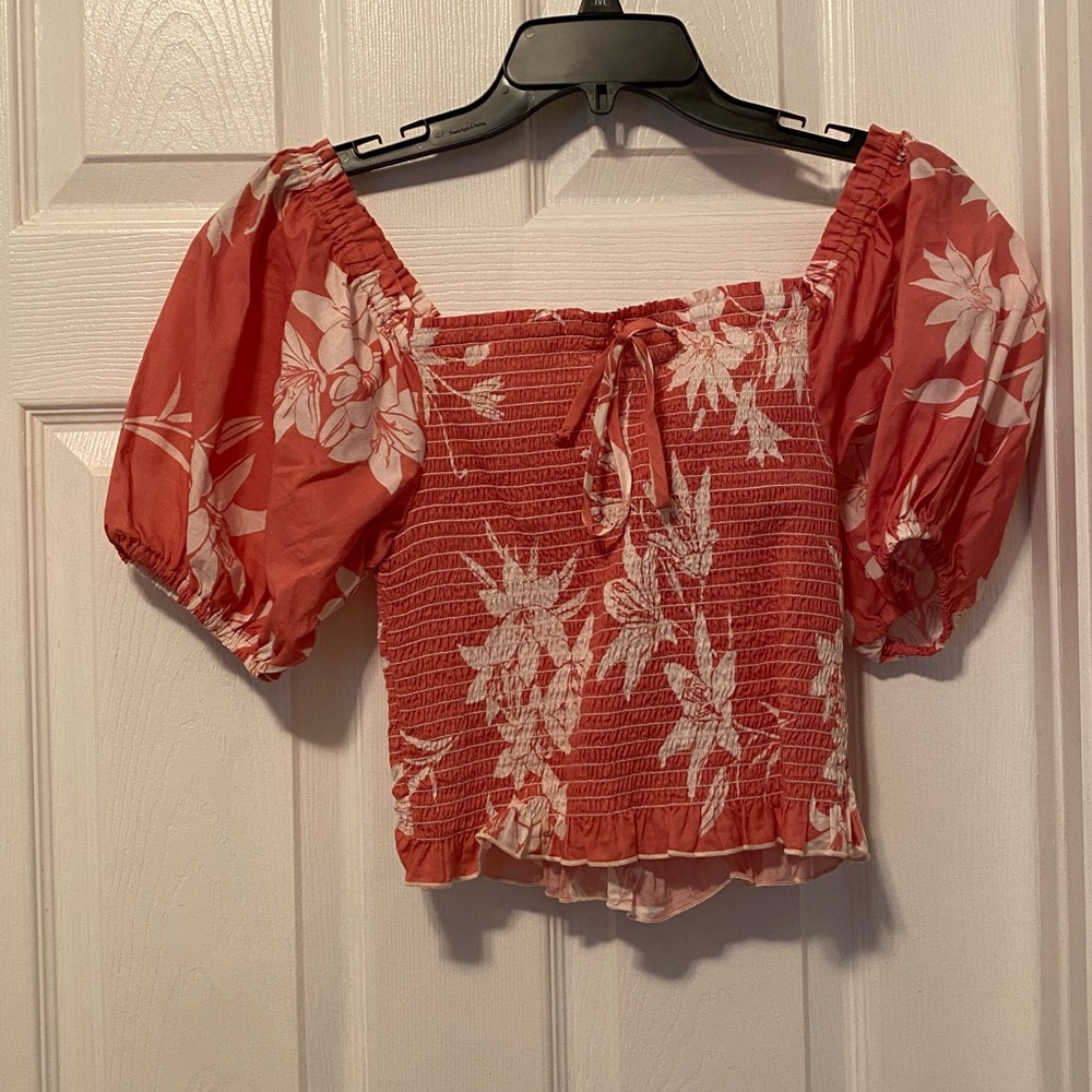 Pink crop top